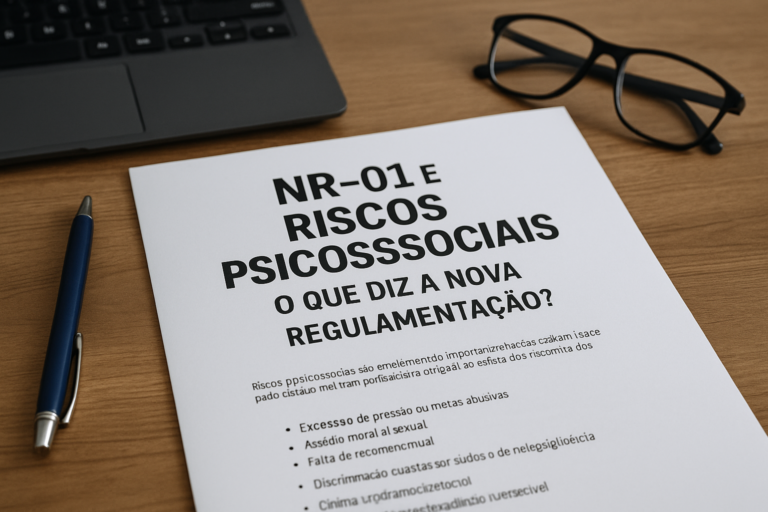 NR-01 e riscos psicossociais: o que diz a nova regulamentação?