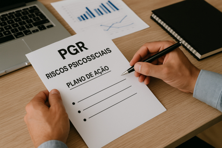 Como o PGR deve incluir riscos psicossociais em 2026?