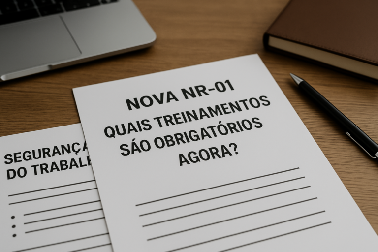 Nova NR-01: quais treinamentos são obrigatórios agora?