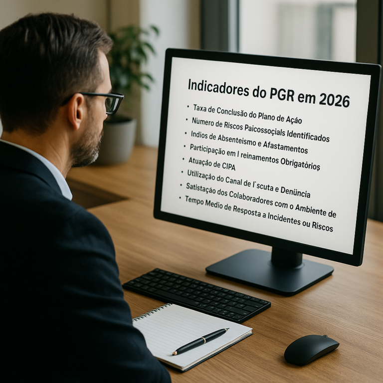 Quais indicadores usar no seu PGR em 2026? Prepare-se agora!